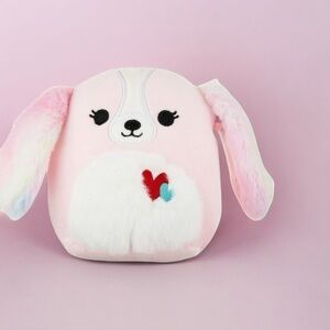Original Squishmallows 5-inch Beemie Pink Valentine's Day Dog